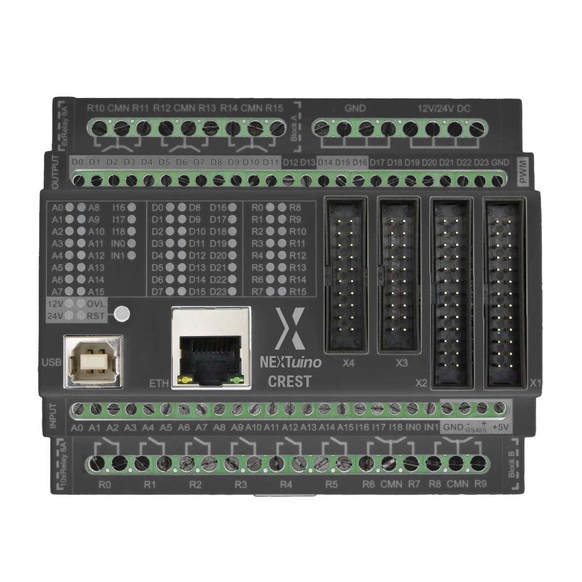 NEXTuino CREST industrial Arduino PLC