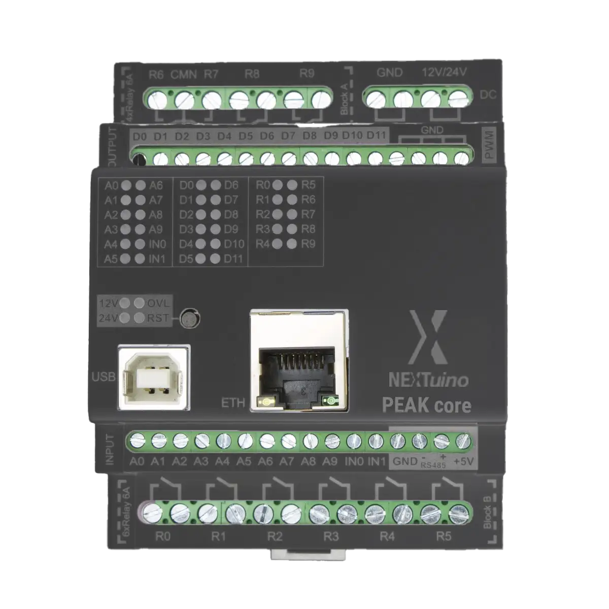 NEXTuino PEAK CORE — headerless ATmega2560 industrial PLC